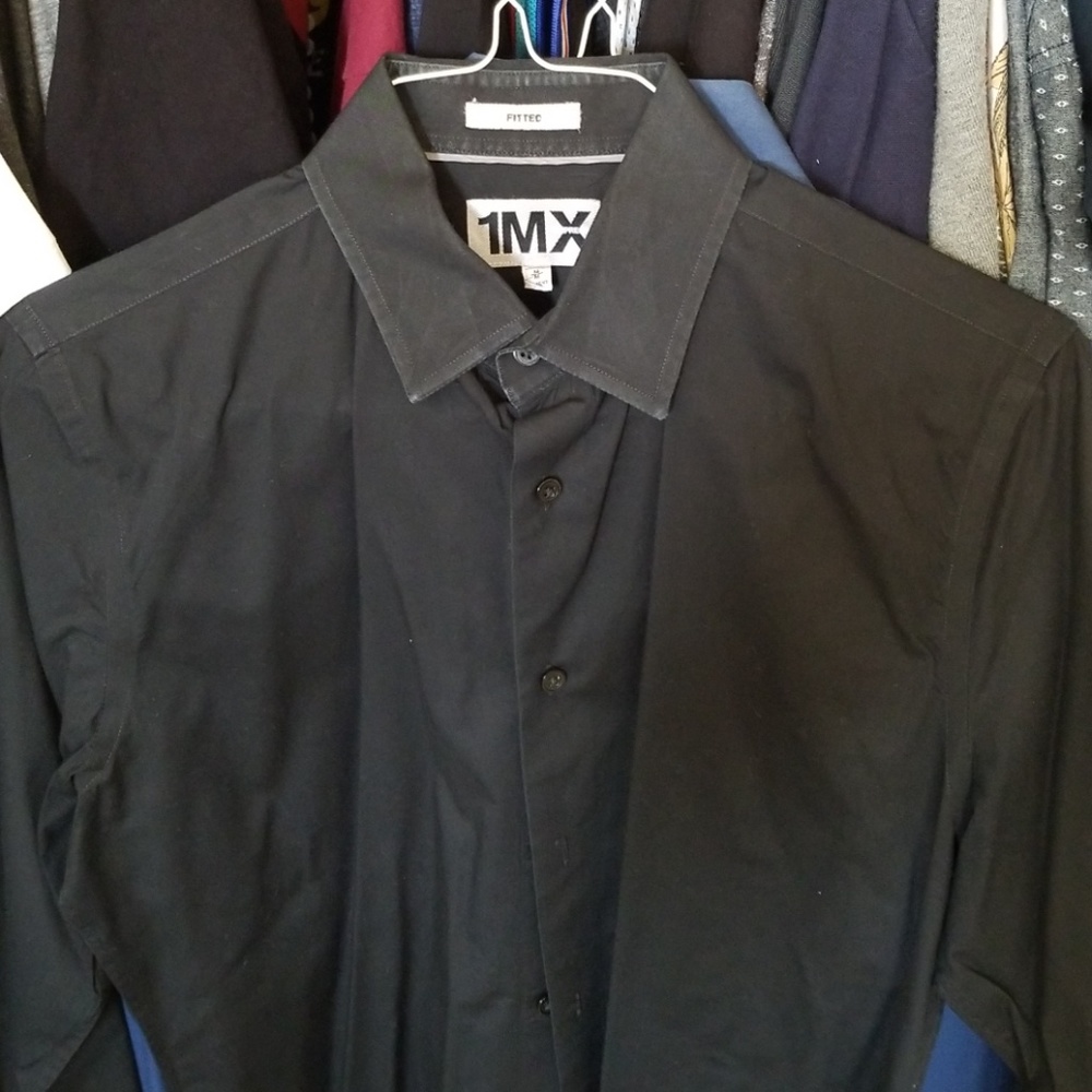 Fitted express dress shirt
